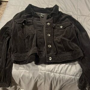 Forever 21 cropped corduroy jacket